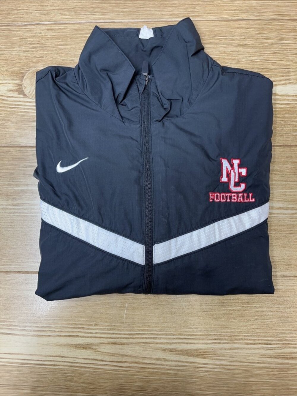 Nike North Carolina Football Jacket Track Suit Top Windbreaker Training Men XL